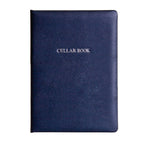 Personalised Hand Bound Leather Wine Cellar Book