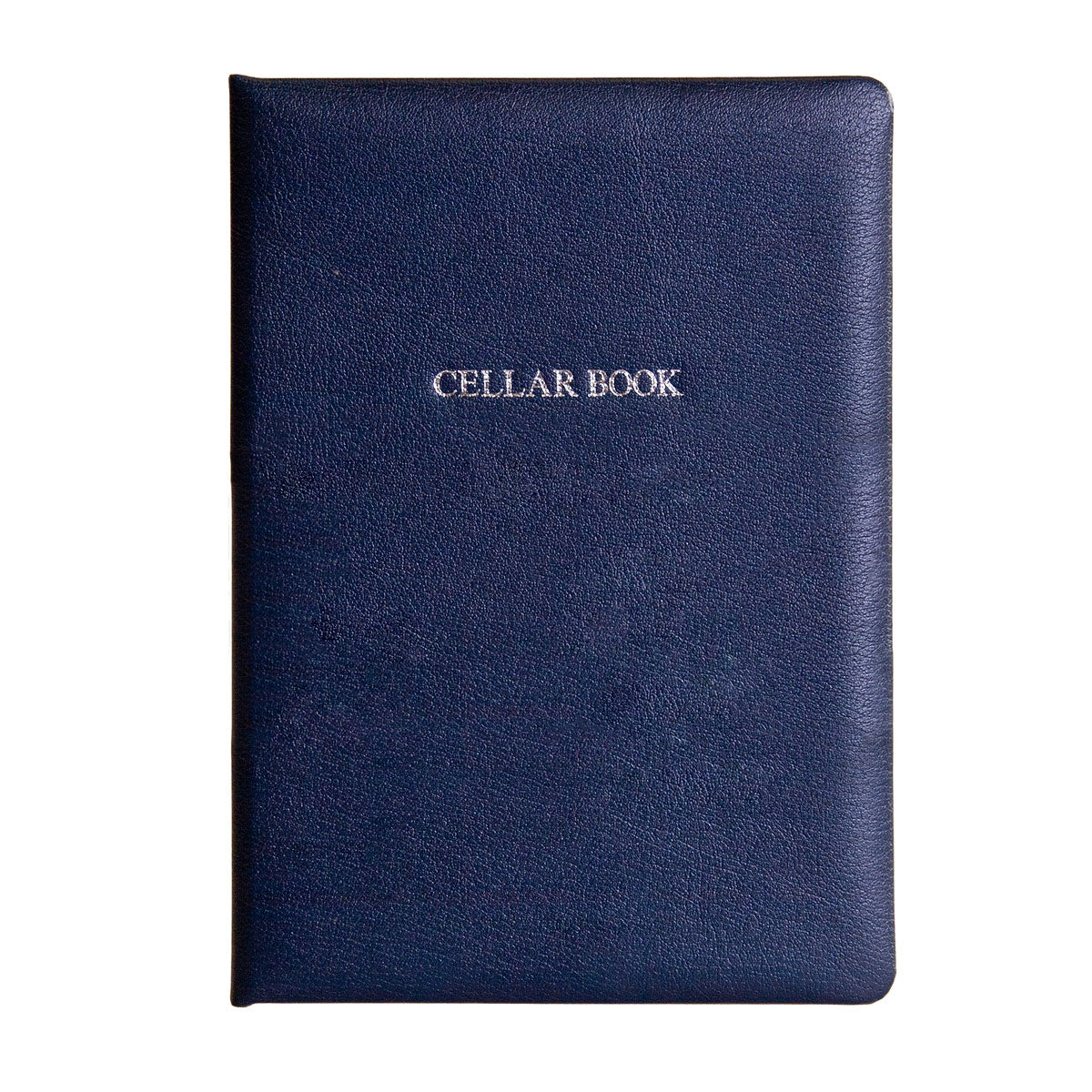 Personalised Hand Bound Leather Wine Cellar Book