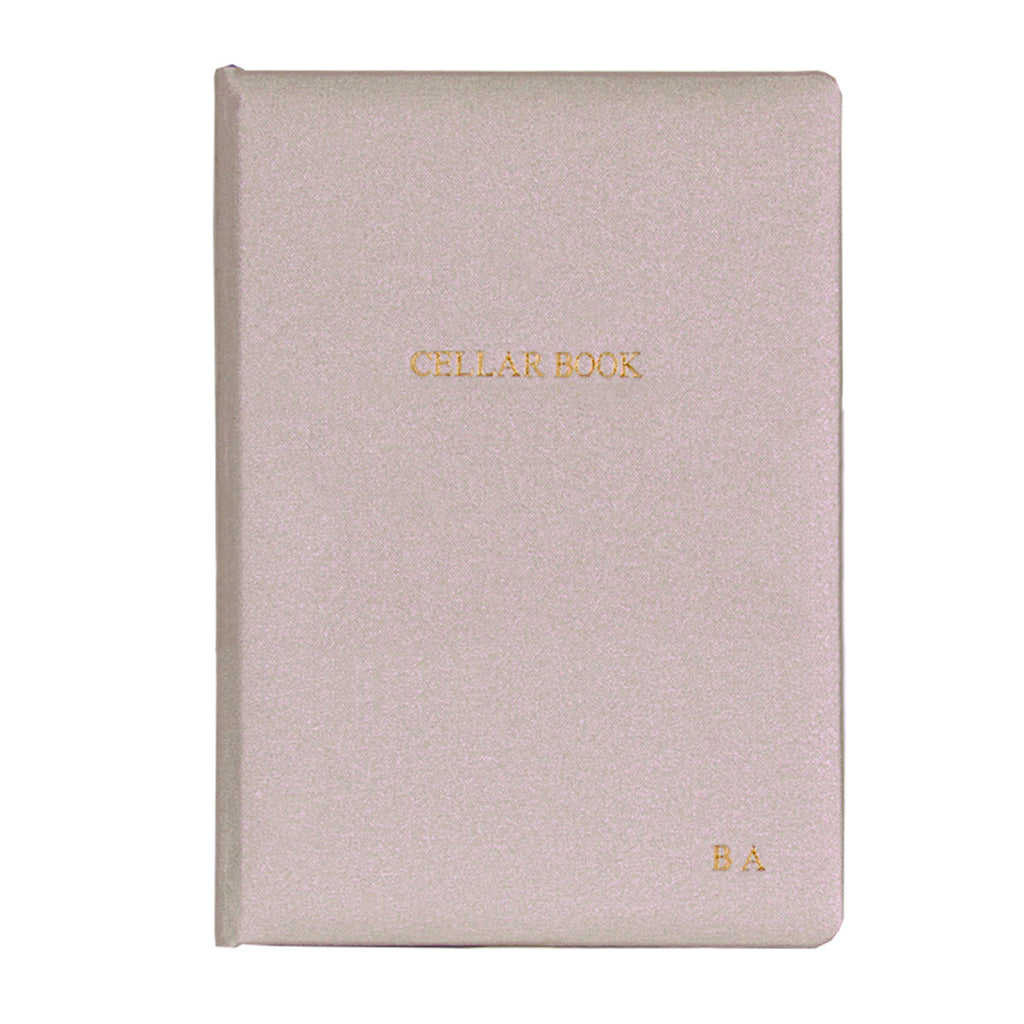 Personalised Luxury Buckram Wine Cellar Book