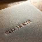 Personalised Luxury Buckram Wine Cellar Book