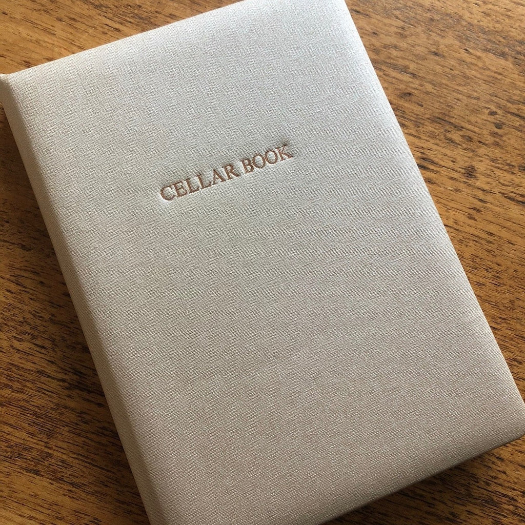 Personalised Luxury Buckram Wine Cellar Book