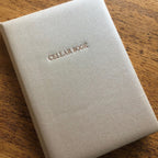 Personalised Luxury Buckram Wine Cellar Book