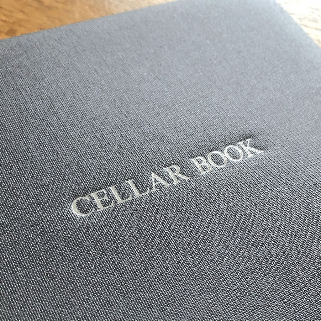 Personalised Luxury Buckram Wine Cellar Book