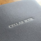 Personalised Luxury Buckram Wine Cellar Book