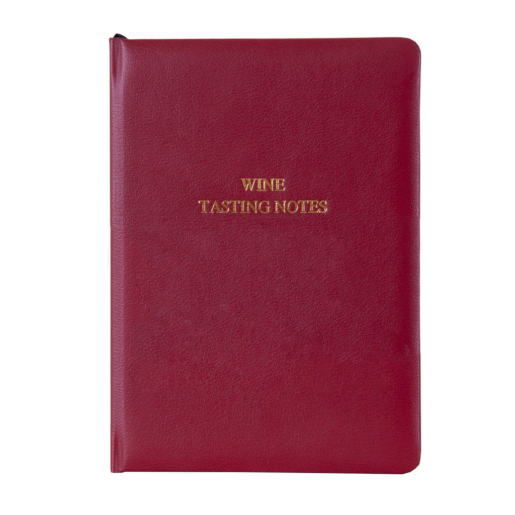 Personalised Hand Bound Leather Wine Tasting Journal
