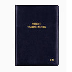 Personalised Premium Recycled Leather Whisky Tasting Journal