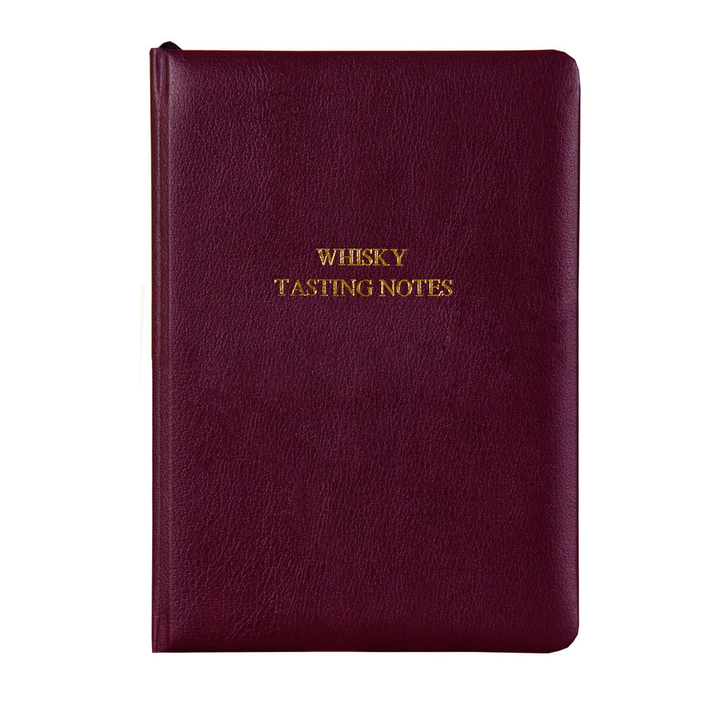 Personalised Premium Recycled Leather Whisky Tasting Journal