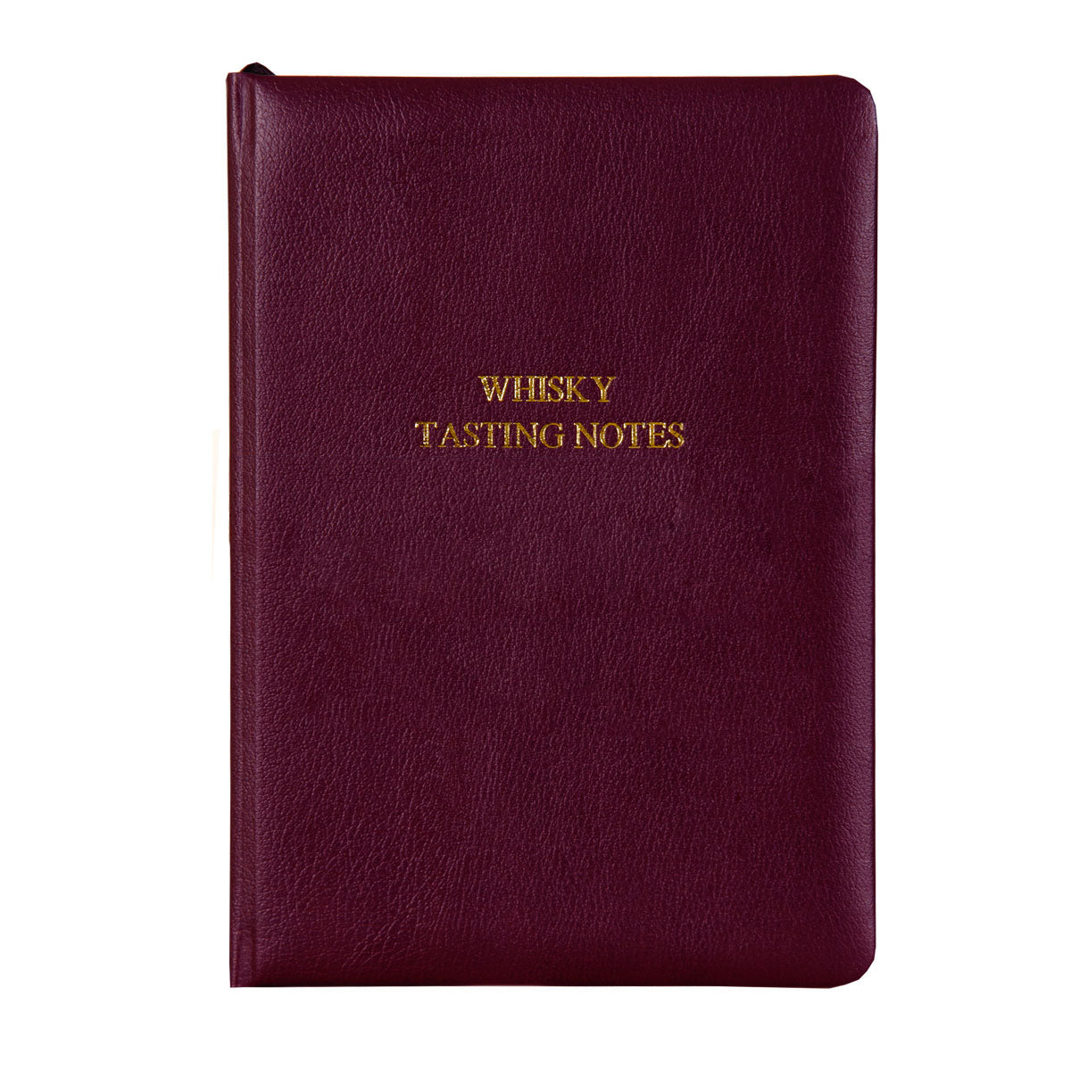 Personalised Premium Recycled Leather Whisky Tasting Journal