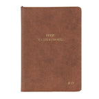 Personalised Luxury Hand Bound Leather Beer Tasting Journal