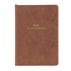 Personalised Luxury Hand Bound Leather Beer Tasting Journal
