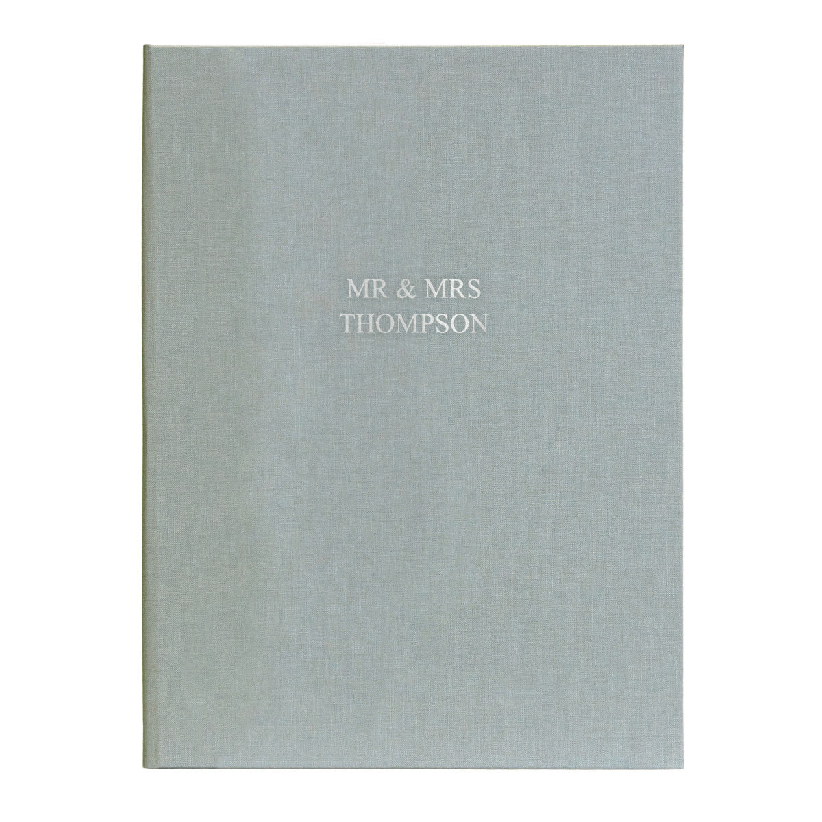 Personalised Hand Bound Woven Cloth Photo Album