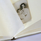 Personalised Hand Bound Woven Cloth Photo Album