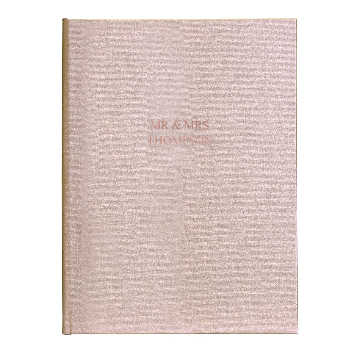 Personalised Hand Bound Woven Cloth Photo Album