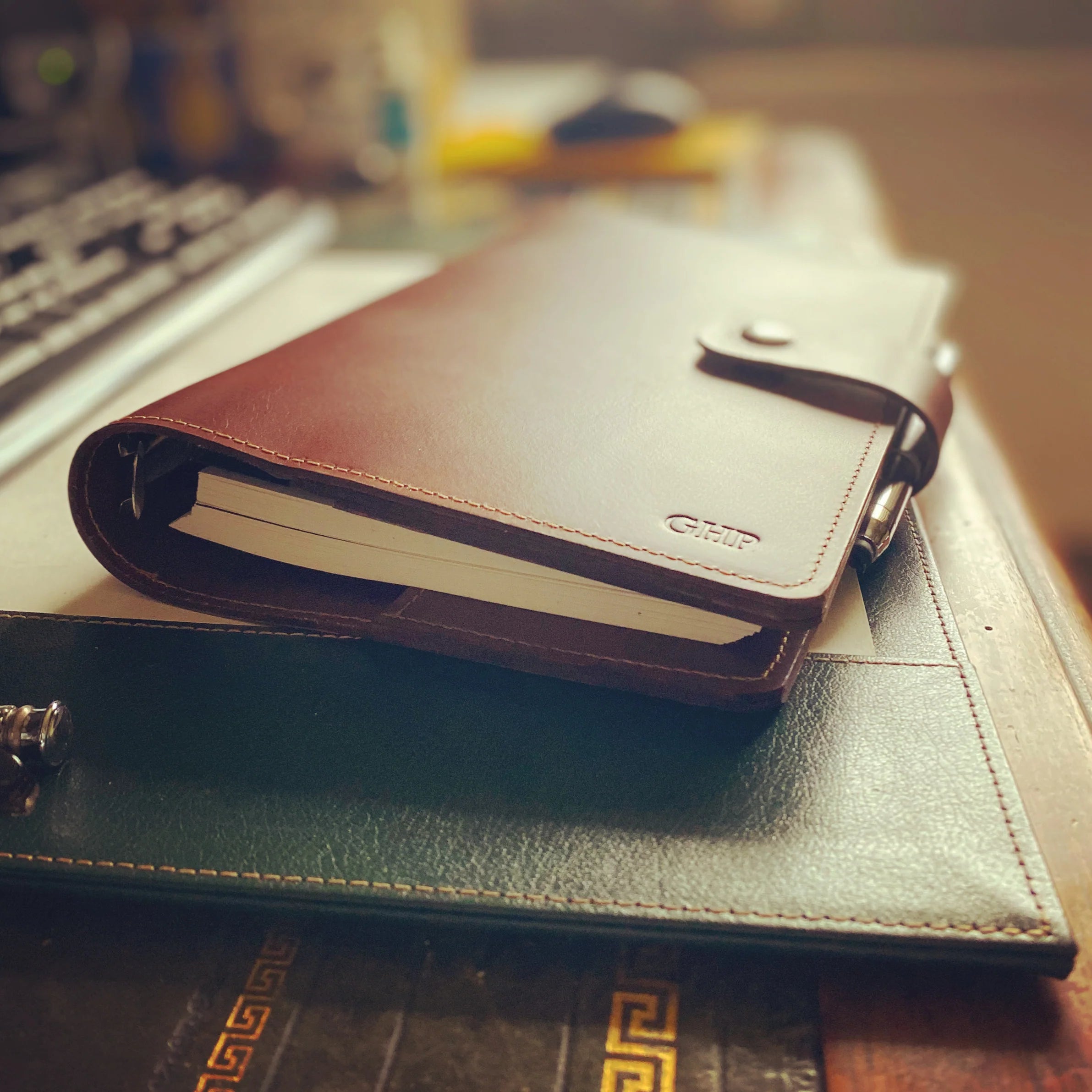 Personalised Luxury Leather Organiser and Notebooks