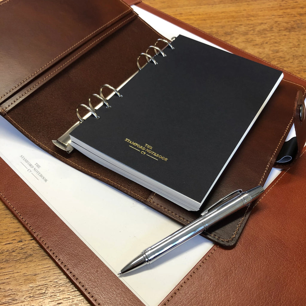 Personalised Luxury Leather Organiser and Notebooks