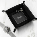 Personalised Dad's Luxury Black Valet Tray