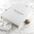 White Leather Photo Album