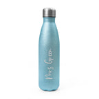 Personalised Glitter Insulated Water Bottle