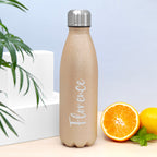 Personalised Glitter Insulated Water Bottle