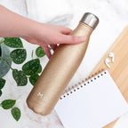 Personalised Glitter Insulated Water Bottle