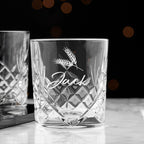 Personalised Crystal Icon Whisky Tumbler