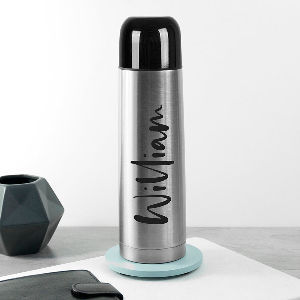 Personalised Stainless Steel Vacuum Flask