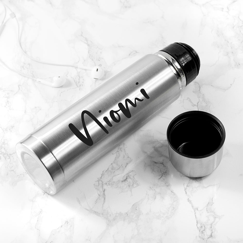 Personalised Stainless Steel Vacuum Flask