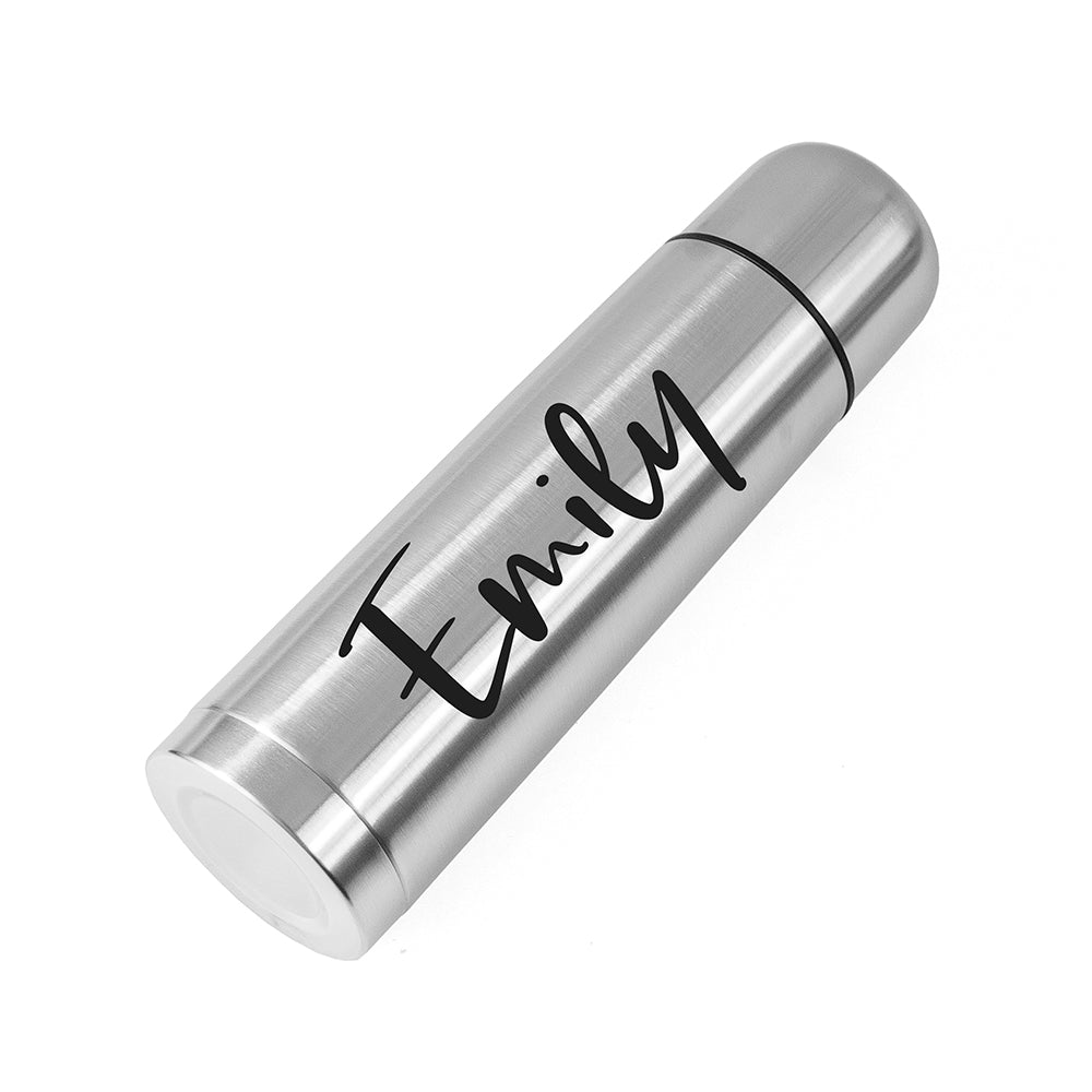 Personalised Stainless Steel Vacuum Flask