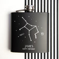 Personalised Star Sign Hip Flask