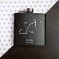 Personalised Star Sign Hip Flask