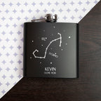 Personalised Star Sign Hip Flask
