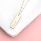 Personalised Statement Bar Necklace