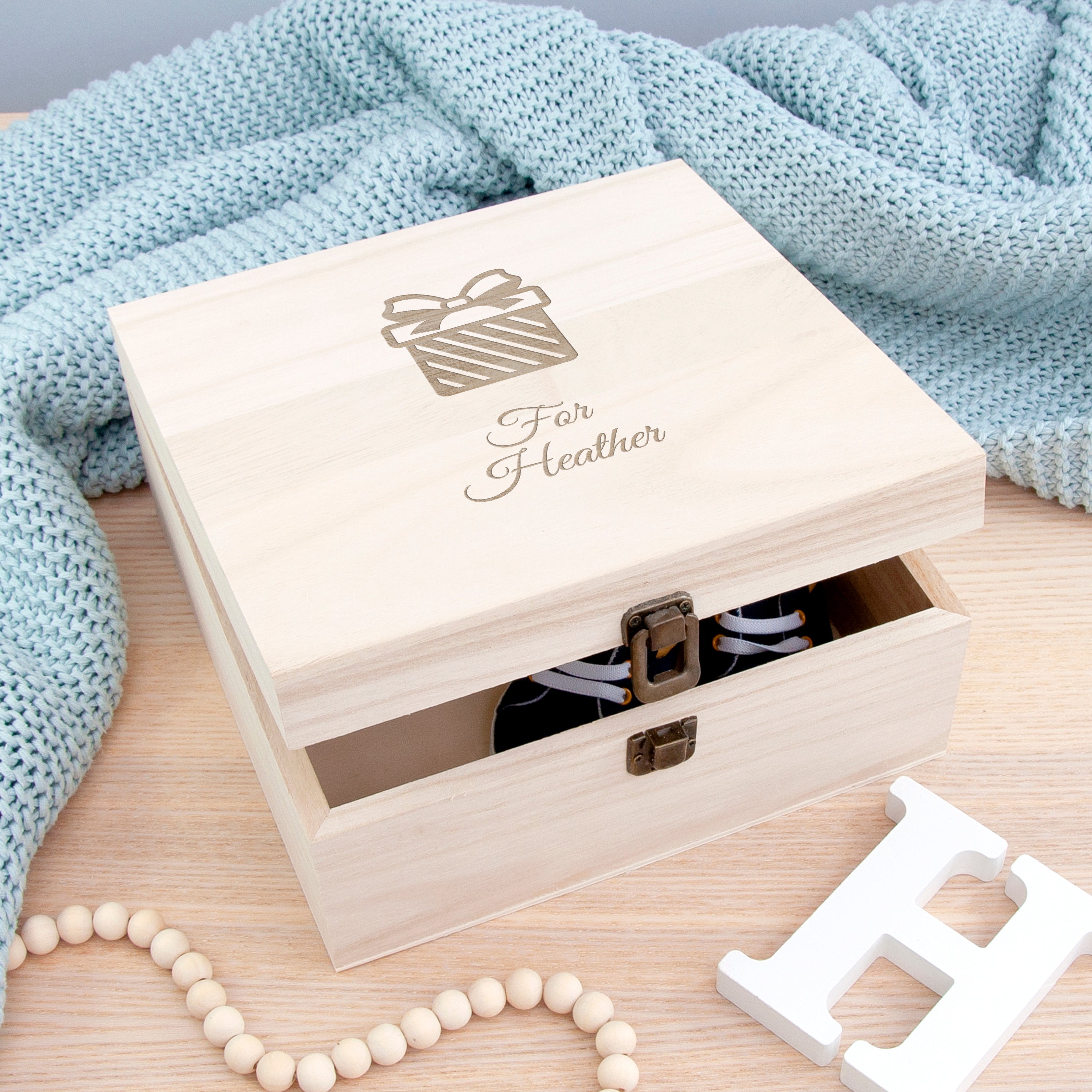 Personalised Surprise Announcement Box - Medium