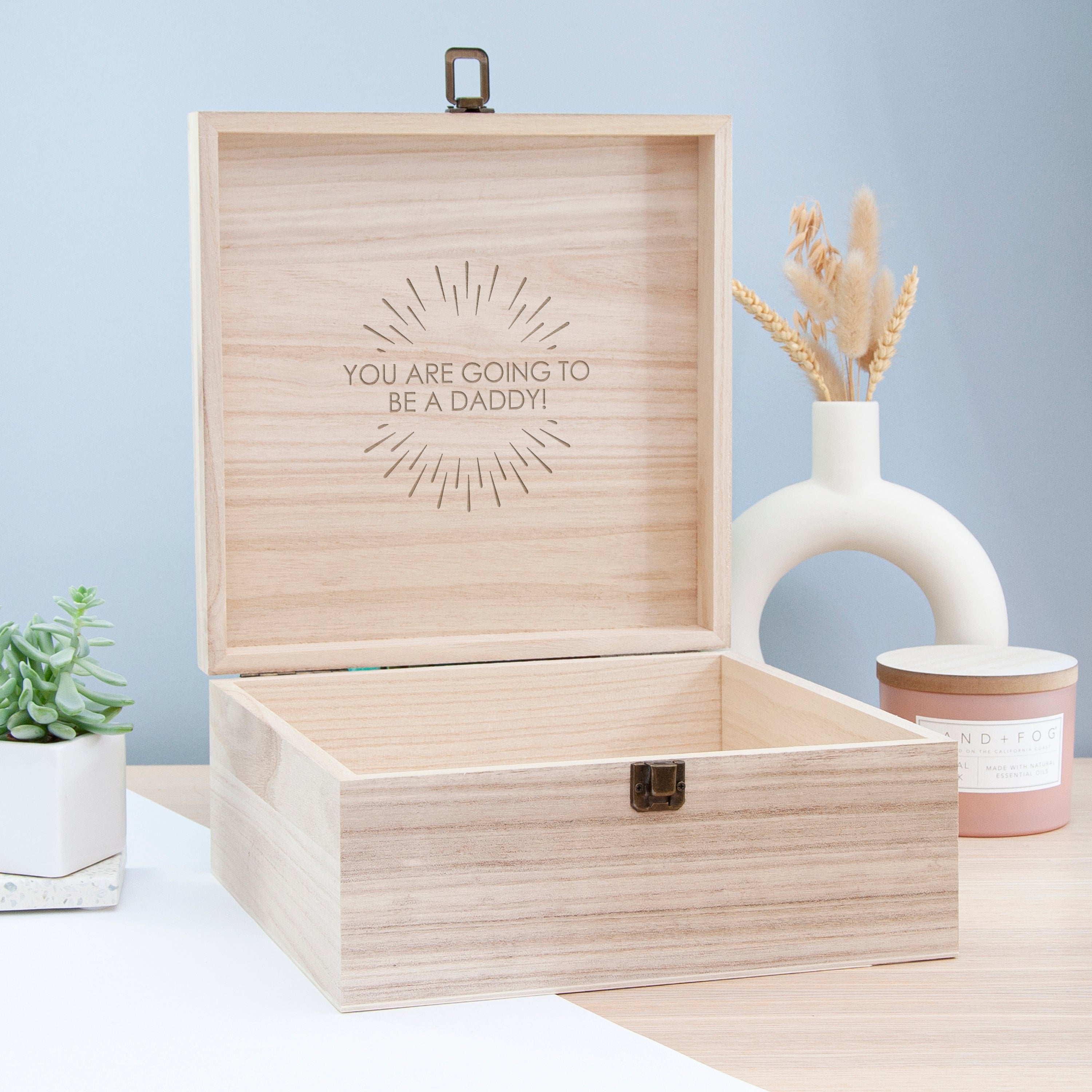 Personalised Surprise Announcement Box