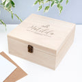 Personalised Elegant Wedding Box - Medium