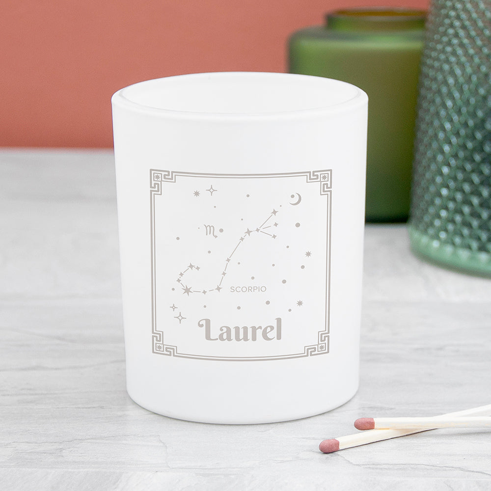 Personalised Zodiac Candle Holder
