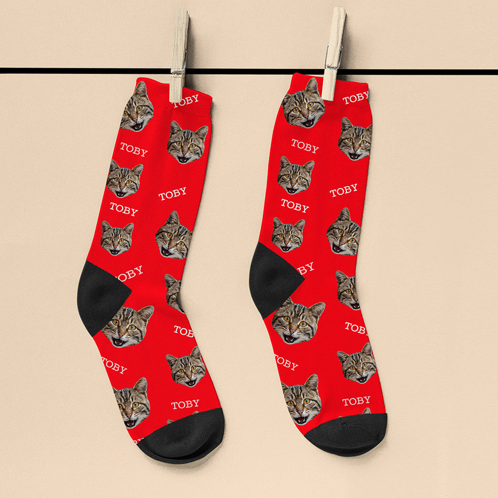 Personalised Pet Face Socks