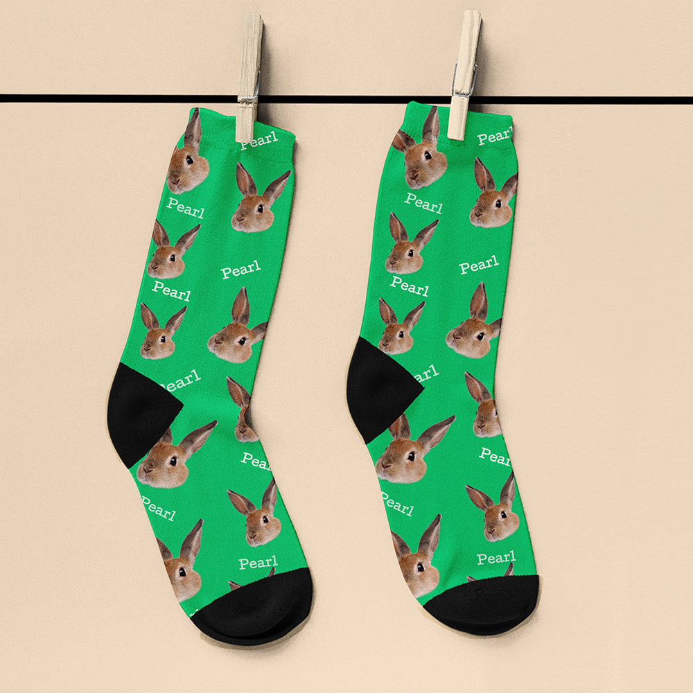 Personalised Pet Face Socks