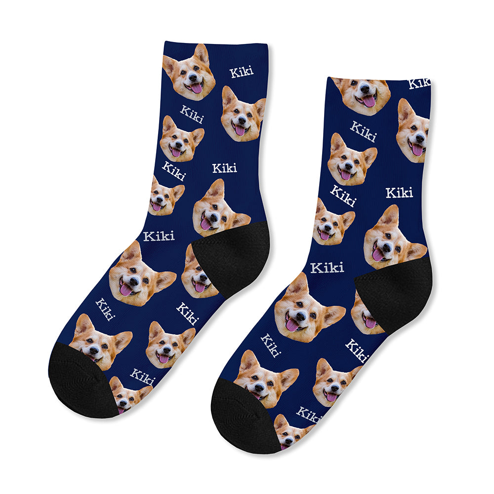 Personalised Pet Face Socks
