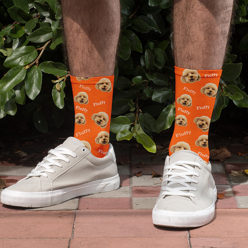 Personalised Pet Face Socks