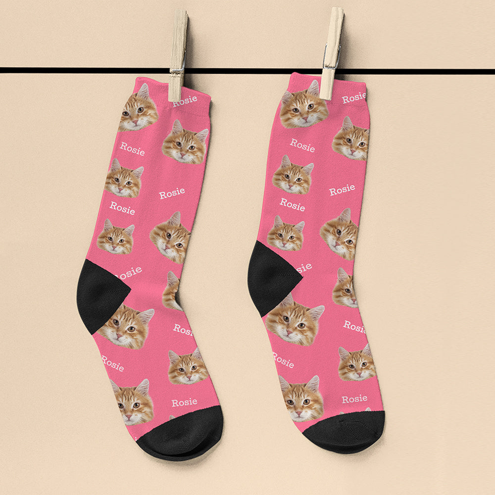 Personalised Pet Face Socks