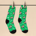 Personalised Christmas Pet Face Socks