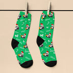 Personalised Christmas Pet Face Socks