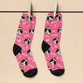 Personalised Christmas Pet Face Socks
