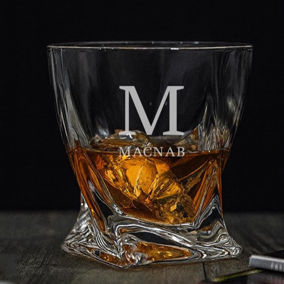 Personalised Quattro Twist Whisky Tumbler