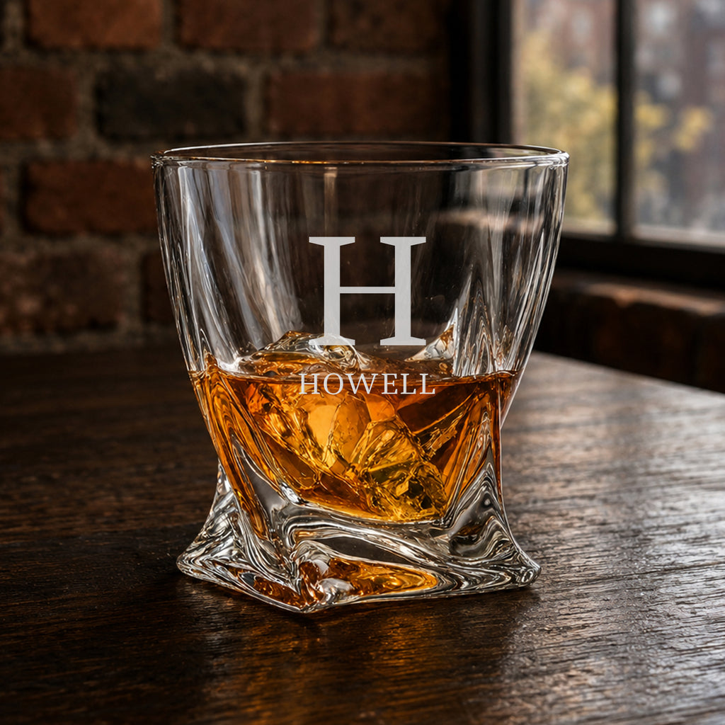 Personalised Quattro Twist Whisky Tumbler
