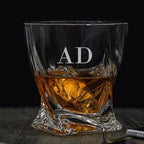 Monogrammed Quattro Twist Whisky Tumbler