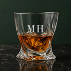 Monogrammed Quattro Twist Whisky Tumbler
