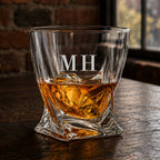 Monogrammed Quattro Twist Whisky Tumbler