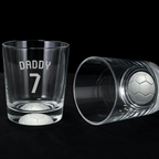 Personalised Shirt Number Football Tumbler